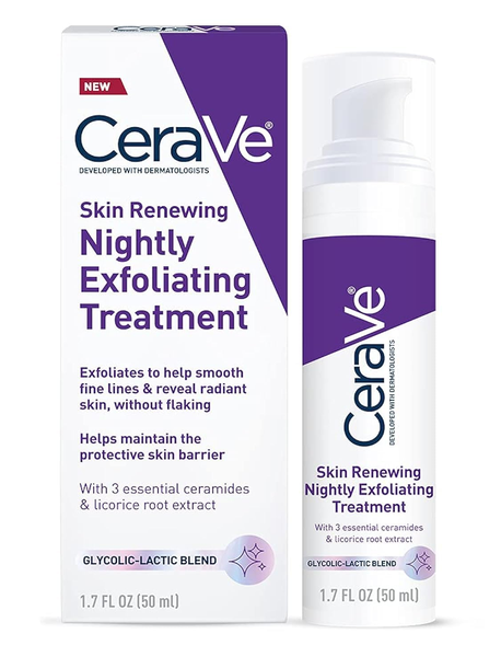 The Ultimate CeraVe (PM) Anti-Aging Routine. CeraVe Skin Renewing Nightly Exfoliating Treatment