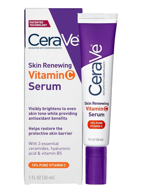 CeraVe Vitamin C Serum with 10% Pure Vitamin C. CeraVe Healthy-Aging Skin Routine (AM)