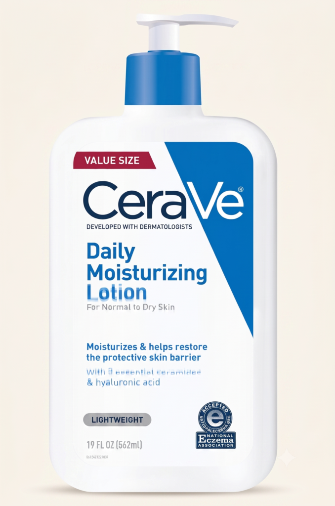 CeraVe Daily Moisturizing Lotion for Dry Skin, Body & Face