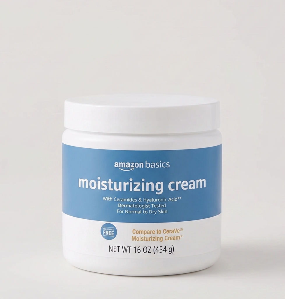 Amazon Basics Moisturizing Cream for Face and Body